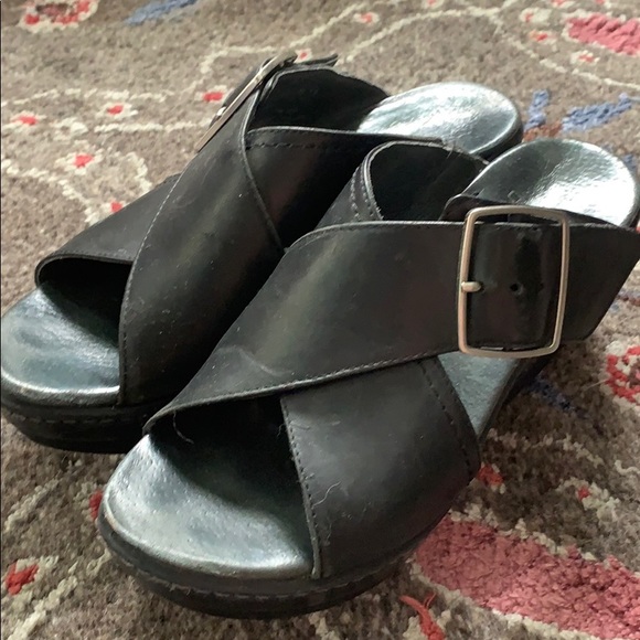 Dansko Shoes - DANSKO Gemma platform sandals 7 black